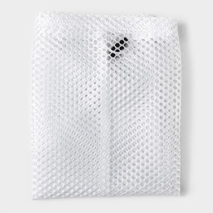 Мешок для стирки белья Доляна, 30×40 см, крупная сетка, белый