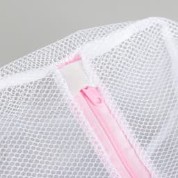 Мешок для стирки белья Доляна, 22×33×19 см, крупная сетка, белый