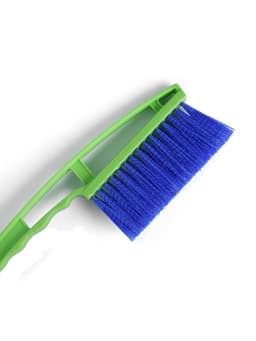 Щетка сметка, со скребком, Oktan, 42 см, МИКС