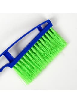 Щетка сметка, со скребком, Oktan, 42 см, МИКС