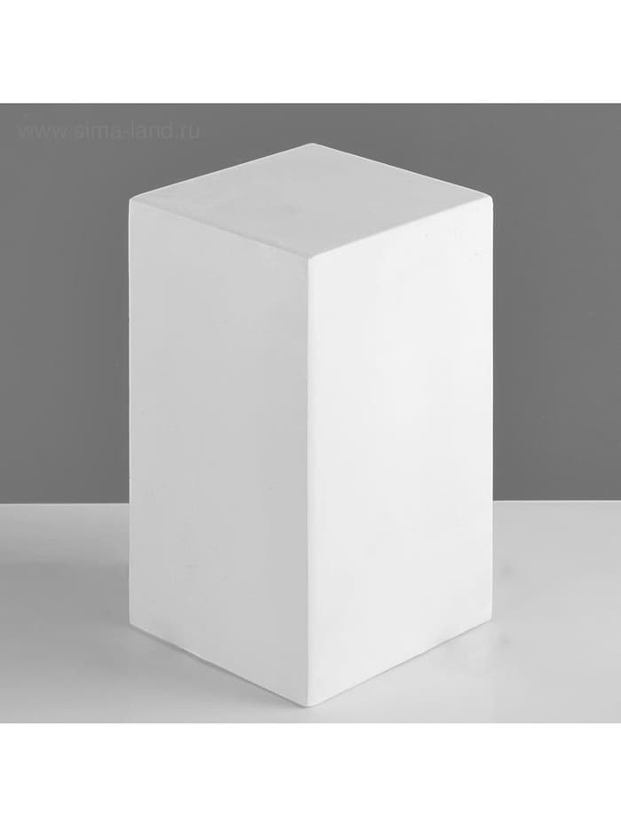 Геометрическая фигура «‎ПРИЗМА четырёхгранная», 20 см, гипсовая