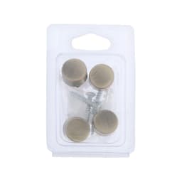 Зеркалодержатель (арт.1189), d=17 мм, без сверления, цвет бронза, 4 шт.