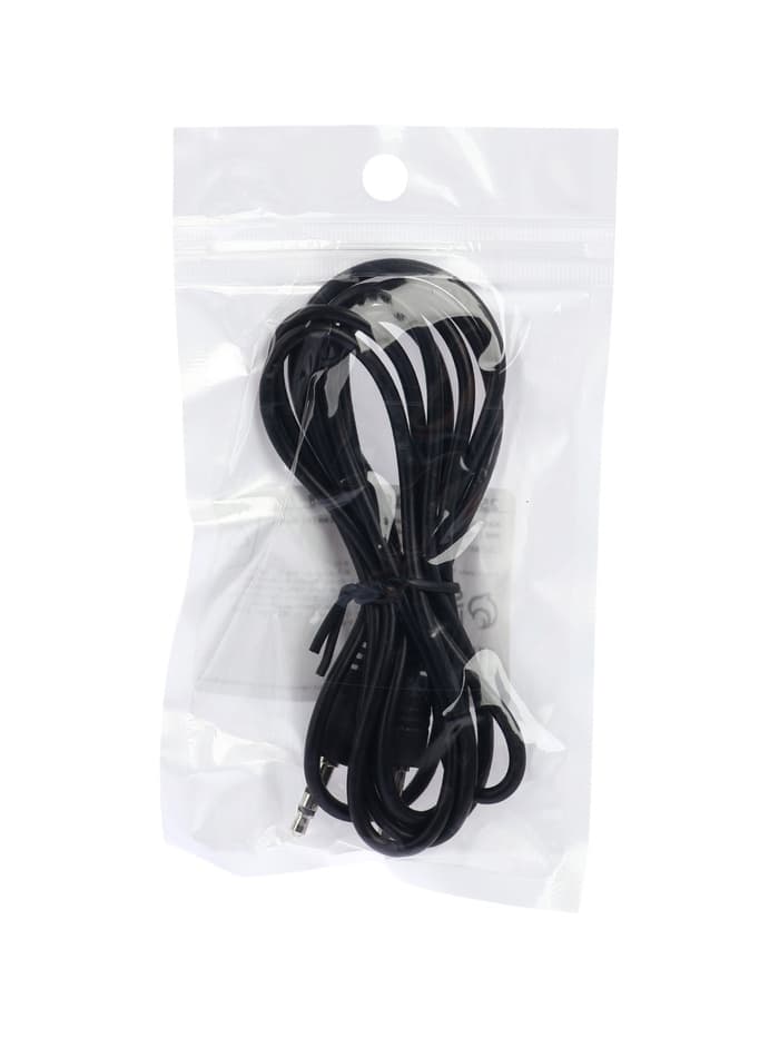 Кабель AUX Luazon, Jack 3.5 мм (m)-Jack 3.5 мм (m), 1.5 м, чёрный