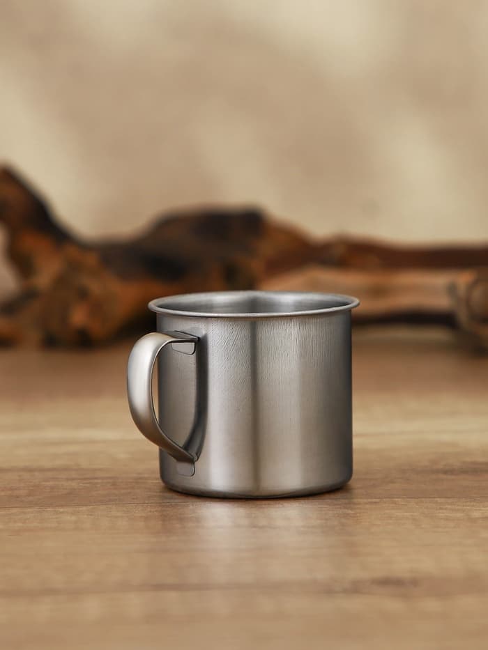 Кружка Доляна «Мэйли», 170 мл, d=7 см, толщина 0.33 мм, нержавеющая сталь, хромированная