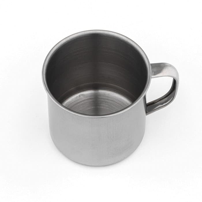 Кружка Доляна «Мэйли», 250 мл, d=8 см, толщина 0.33 мм, нержавеющая сталь, хромированная