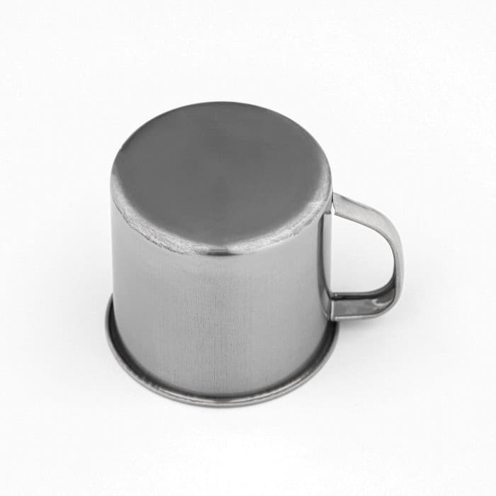 Кружка Доляна «Мэйли», 250 мл, d=8 см, толщина 0.33 мм, нержавеющая сталь, хромированная