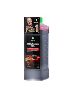 Шампунь для бесконтактной мойки Grass Active Foam Red, 1 л (1:30-1:50)