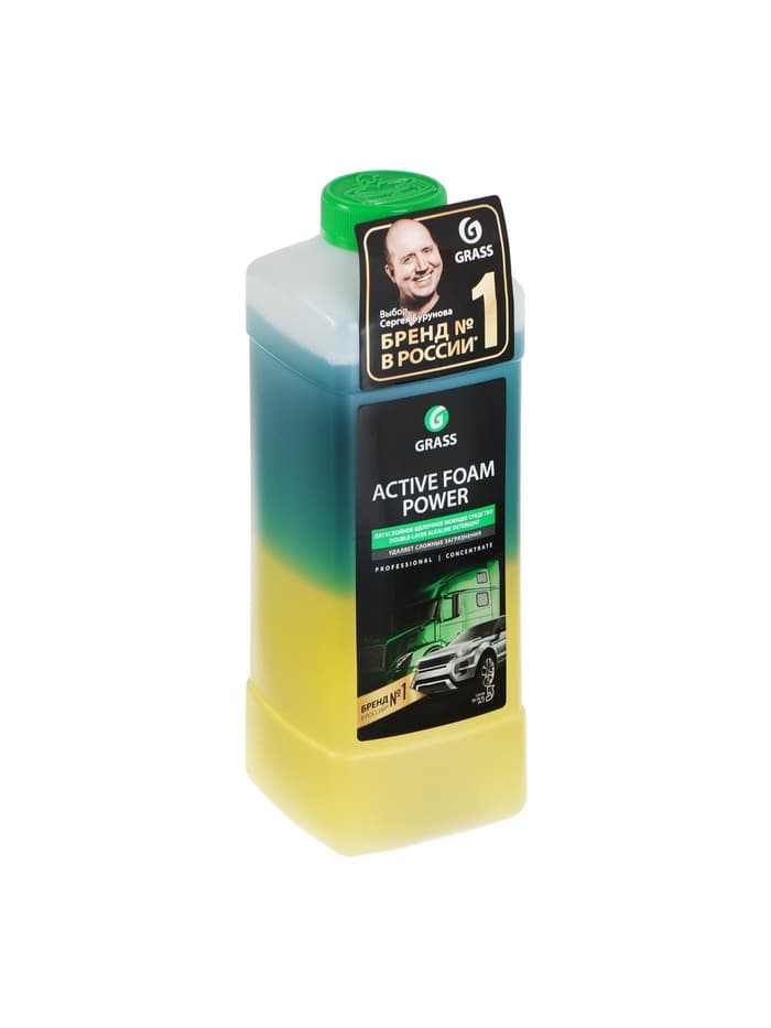Шампунь для бесконтактной мойки Grass Active Foam Power, 1 л (1:60-1:125)