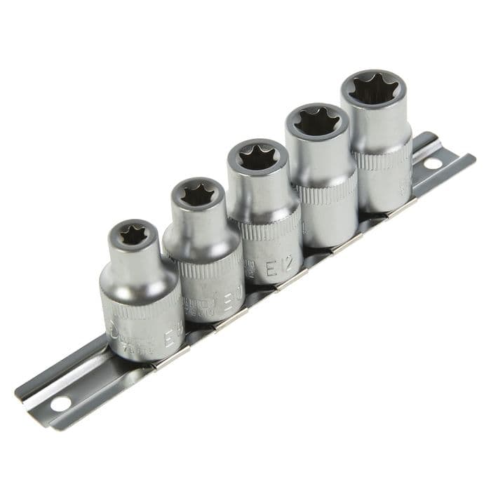 Набор звездочек «СЕРВИС КЛЮЧ», Е8-Е16, 5 пр, 1/2
