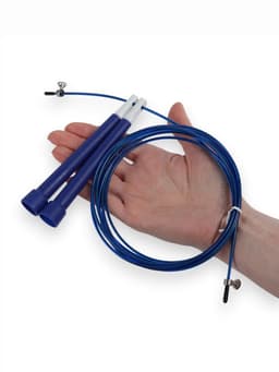 Скакалка спортивная ONLYTOP, 3 м, регулируемая, скоростная, с подшипником, цвет МИКС