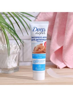 Экспресс-крем для депиляции Floresan Deep Depil нежный, для чувствительной кожи, 100 мл
