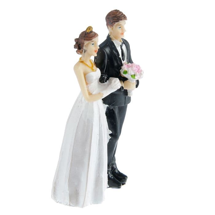 Фигурка на торт «Свадьба» 10.5 см, МИКС