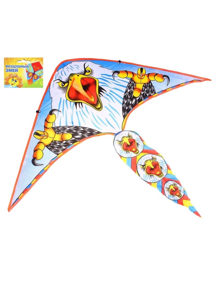 Воздушный змей Funny toys «Орёл», большие лапы, с леской