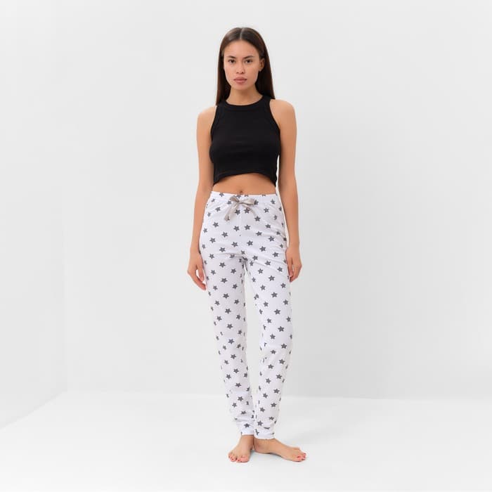 Брюки домашние женские KAFTAN Sweet home, размер 48-50, хлопок 100%