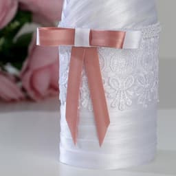 Украшение для шампанского «Нежность», пыльная роза