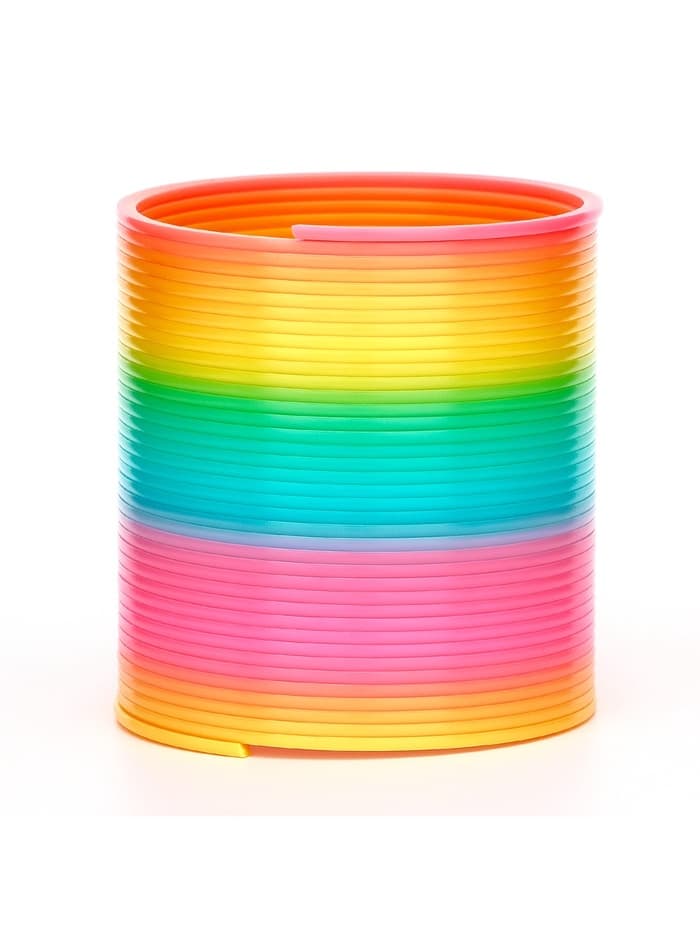 Пружинка - радуга «Матовая», в сетке, d=9 см