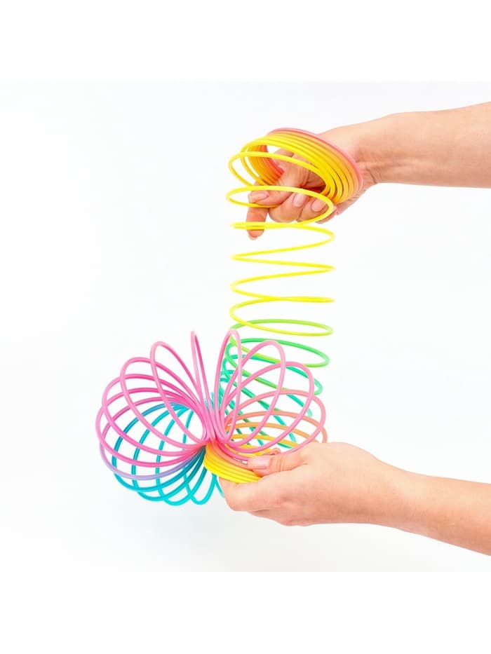 Пружинка - радуга «Матовая», в сетке, d=9 см