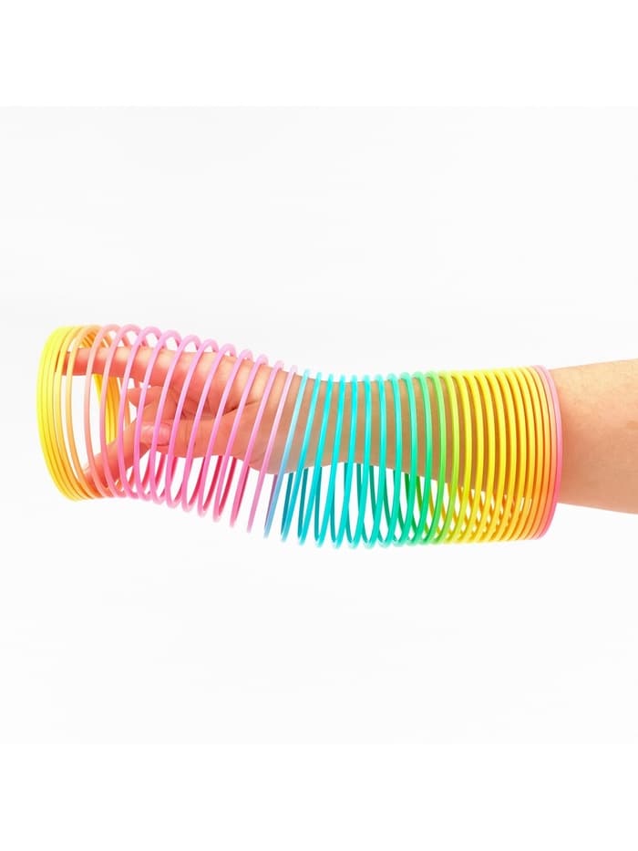 Пружинка - радуга «Матовая», в сетке, d=9 см