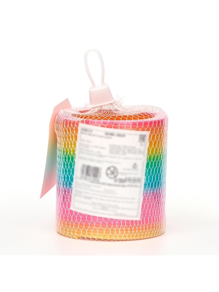 Пружинка - радуга «Матовая», в сетке, d=9 см