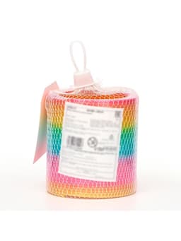 Пружинка - радуга «Матовая», в сетке, d=9 см