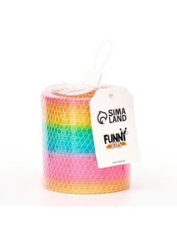 Пружинка - радуга «Матовая», в сетке, d=9 см