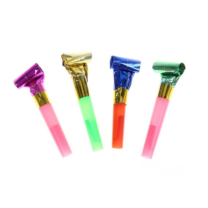 Дудка язычок, набор 24 шт., МИКС