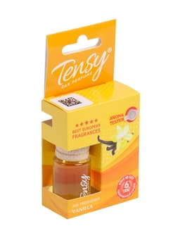 Ароматизатор в машину Tensy, ваниль, бутылочка, 6 мл, ТВ-10