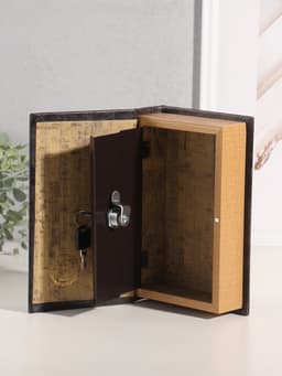 Шкатулка книга-сейф «Корона», искусственная кожа, 21×13×5 см