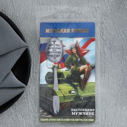 Ложка чайная с гравировкой «За тобой как за стеной!», h=14 см