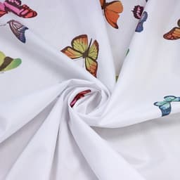 Штора для ванной Доляна «Бабочки», 180×180 см