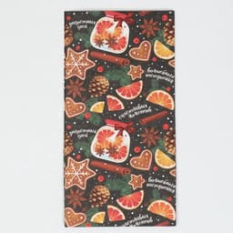 Пакет подарочный без ручек новогодний «Счастливых моментов», 10×19.5×7 см