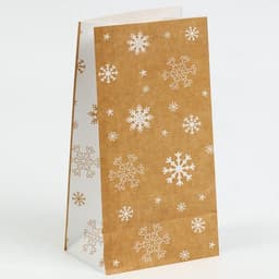 Пакет подарочный без ручек «С Новым годом! Радости и счастья!», 10×19.5×7 см