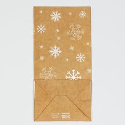 Пакет подарочный без ручек «С Новым годом! Радости и счастья!», 10×19.5×7 см