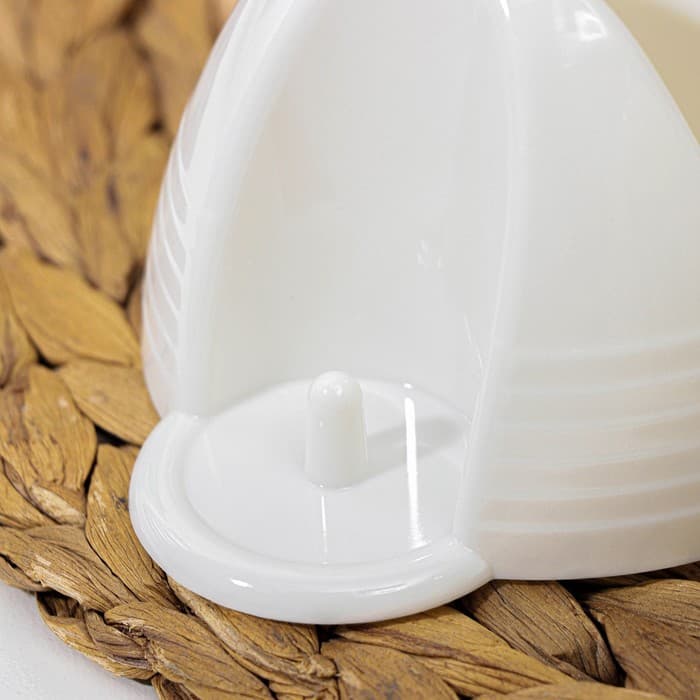 Набор для специй с салфетницей BEROSSI Cake, 2 шт.: солонка и перечница 70 мл, пластик, белый