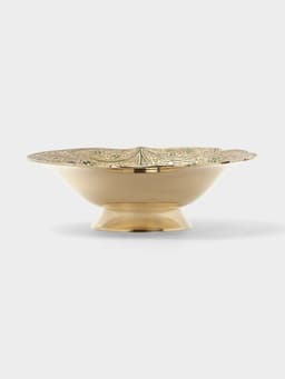 Блюдо «Листочек», 16.5×16.5×5 см, латунь, цветная эмаль