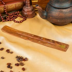 Подставка для благовония «Будда», 0.5×3.5×26 см, дерево