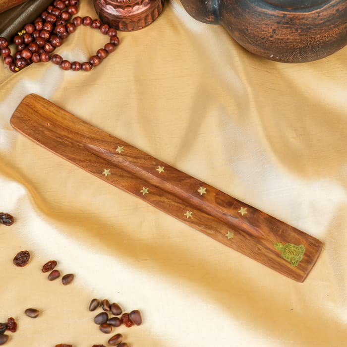 Подставка для благовония «Будда», 0.5×3.5×26 см, дерево