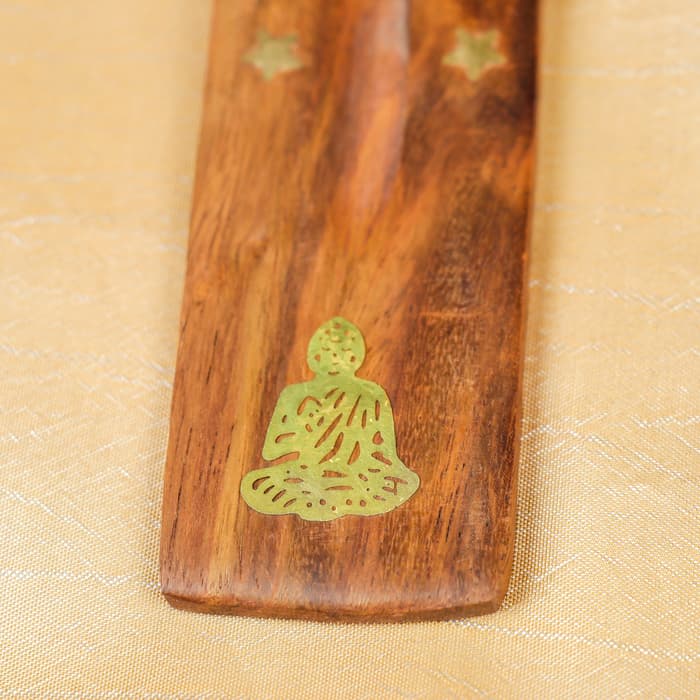 Подставка для благовония «Будда», 0.5×3.5×26 см, дерево