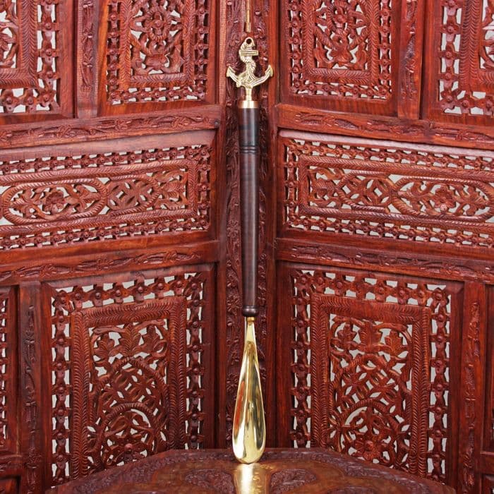 Ложка для обуви «Якорь», 51×5.5×2.5 см, латунь