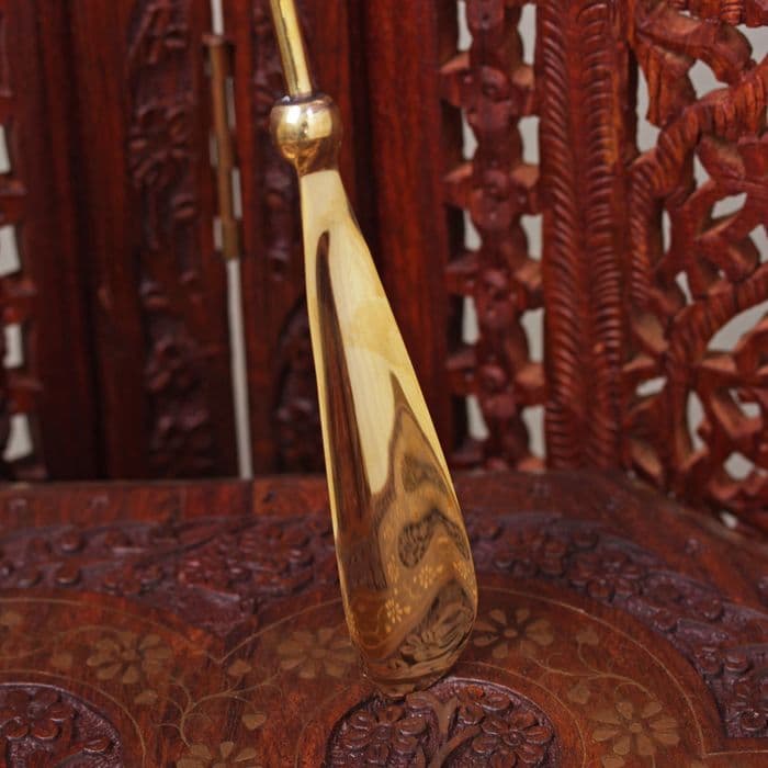 Ложка для обуви «Якорь с канатом», 52×5.5×1 см, латунь