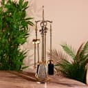 Каминный набор «Королевский», 5 предметов, 57.5×13×13 см, латунь