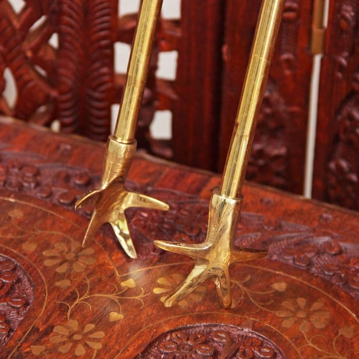 Каминный набор «Королевский», 5 предметов, 57.5×13×13 см, латунь