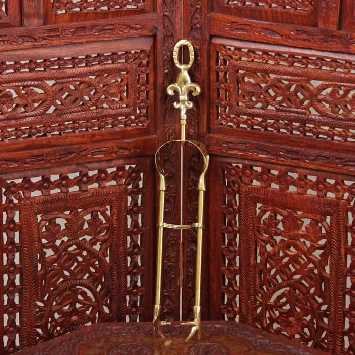 Каминный набор «Королевский», 5 предметов, 57.5×13×13 см, латунь