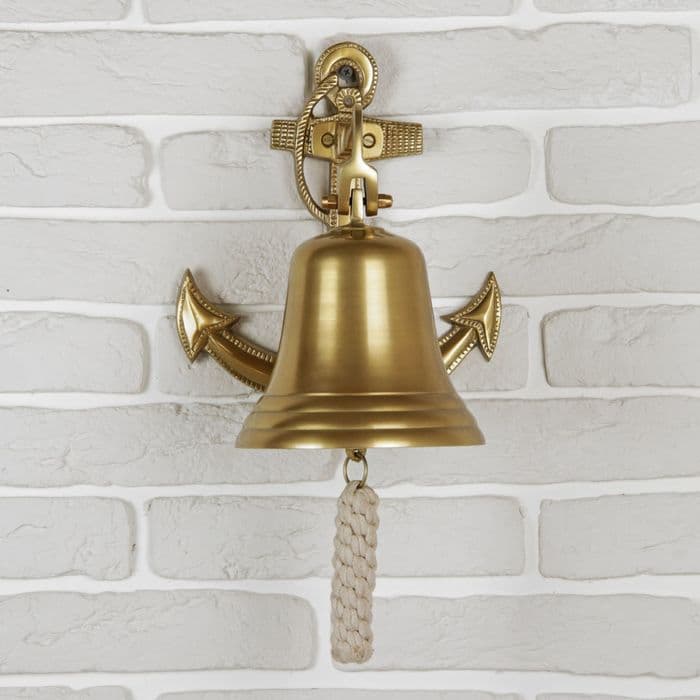 Рында «Якорь с канатом», 28×24×18 см, алюминий