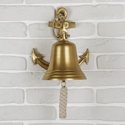 Рында «Якорь с канатом», 28×24×18 см, алюминий