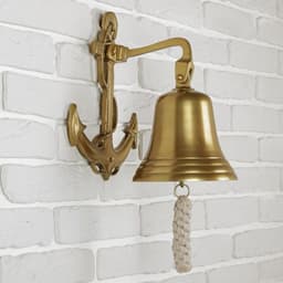 Рында «Якорь с канатом», 28×24×18 см, алюминий