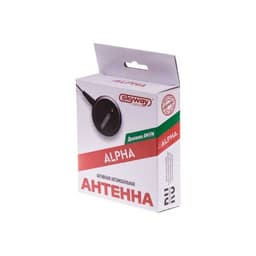 Антенна автомобильная Skyway ALPHA FM, круглая, тонкое полотно, черный, S00203003