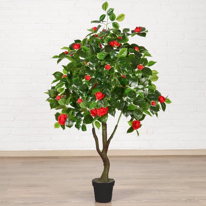 Куст искусственный «Роза кустовая», с горшком, h=120 см, МИКС