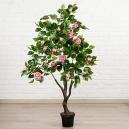 Куст искусственный «Роза кустовая», с горшком, h=120 см, МИКС