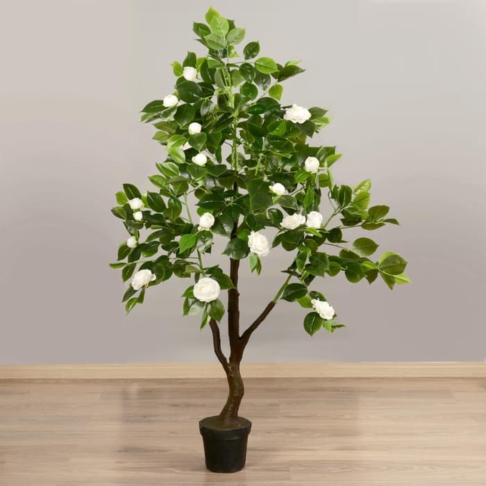 Куст искусственный «Роза кустовая», с горшком, h=120 см, МИКС